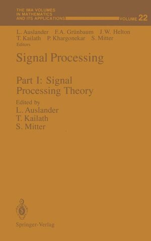 Buchcover Signal Processing | EAN 9780387972152 | ISBN 0-387-97215-3 | ISBN 978-0-387-97215-2