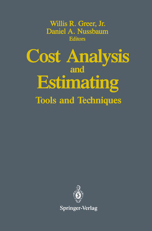 Buchcover Cost Analysis and Estimating | EAN 9780387973258 | ISBN 0-387-97325-7 | ISBN 978-0-387-97325-8