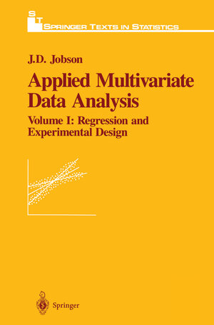 Buchcover Applied Multivariate Data Analysis | J.D. Jobson | EAN 9780387976600 | ISBN 0-387-97660-4 | ISBN 978-0-387-97660-0
