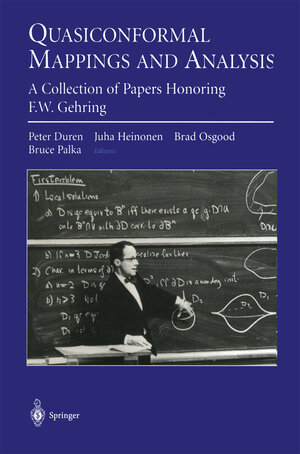 Buchcover Quasiconformal Mappings and Analysis | EAN 9780387982991 | ISBN 0-387-98299-X | ISBN 978-0-387-98299-1