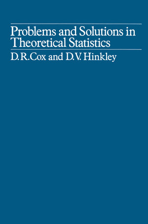 Buchcover Problems and Solutions in Theoretical Statistics | David Cox | EAN 9780412153709 | ISBN 0-412-15370-X | ISBN 978-0-412-15370-9
