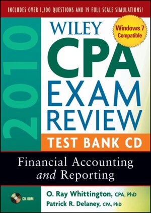 Buchcover Wiley CPA Exam Review 2010 Test Bank CD - Financial Accounting and Reporting | Patrick R. Delaney | EAN 9780470453469 | ISBN 0-470-45346-X | ISBN 978-0-470-45346-9