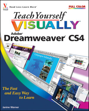 Buchcover Teach Yourself VISUALLY Dreamweaver CS4 | Janine Warner | EAN 9780470455234 | ISBN 0-470-45523-3 | ISBN 978-0-470-45523-4
