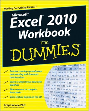 Buchcover Excel 2010 Workbook For Dummies | Greg Harvey | EAN 9780470489604 | ISBN 0-470-48960-X | ISBN 978-0-470-48960-4