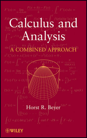 Buchcover Calculus and Analysis | Horst R. Beyer | EAN 9780470617953 | ISBN 0-470-61795-0 | ISBN 978-0-470-61795-3