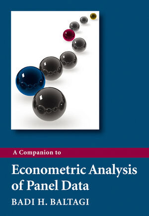 Buchcover A Companion to Econometric Analysis of Panel Data | Badi H. Baltagi | EAN 9780470744031 | ISBN 0-470-74403-0 | ISBN 978-0-470-74403-1
