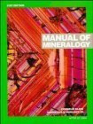 Buchcover Manual of Mineralogy | Cornelis Klein | EAN 9780471574521 | ISBN 0-471-57452-X | ISBN 978-0-471-57452-1