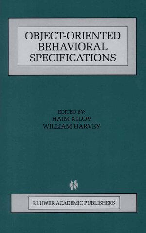 Buchcover Object-Oriented Behavioral Specifications | EAN 9780585275246 | ISBN 0-585-27524-6 | ISBN 978-0-585-27524-6