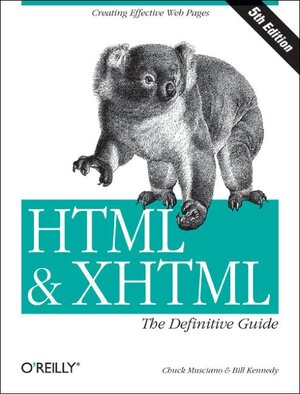 Buchcover HTML & XHTML: The Definitive Guide | Chuck Musciano | EAN 9780596003821 | ISBN 0-596-00382-X | ISBN 978-0-596-00382-1