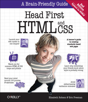Buchcover Head First HTML and CSS | Elisabeth Robson | EAN 9780596159900 | ISBN 0-596-15990-0 | ISBN 978-0-596-15990-0