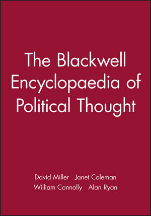 Buchcover The Blackwell Encyclopaedia of Political Thought  | EAN 9780631227816 | ISBN 0-631-22781-4 | ISBN 978-0-631-22781-6