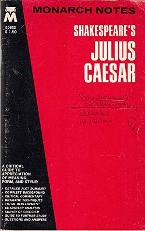 Buchcover Shakespeare's Julius Caesar (Monarch notes & study guides) | Littman, Robert, Barasch, Frances | EAN 9780671006327 | ISBN 0-671-00632-0 | ISBN 978-0-671-00632-7