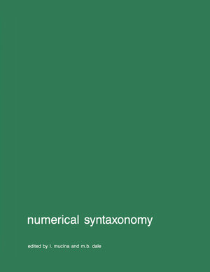 Buchcover Numerical syntaxonomy | EAN 9780792303886 | ISBN 0-7923-0388-1 | ISBN 978-0-7923-0388-6