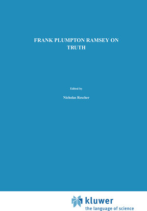Buchcover On Truth | Frank Plumpton Ramsey | EAN 9780792308577 | ISBN 0-7923-0857-3 | ISBN 978-0-7923-0857-7