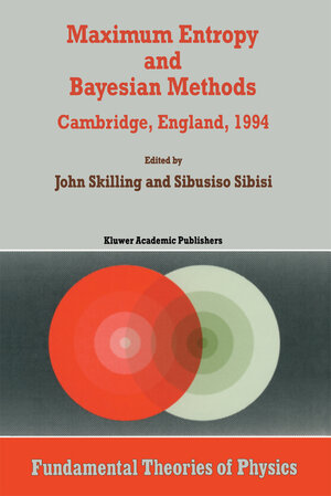 Buchcover Maximum Entropy and Bayesian Methods | EAN 9780792334521 | ISBN 0-7923-3452-3 | ISBN 978-0-7923-3452-1