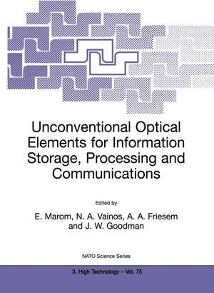 Buchcover Unconventional Optical Elements for Information Storage, Processing and Communications | EAN 9780792361909 | ISBN 0-7923-6190-3 | ISBN 978-0-7923-6190-9