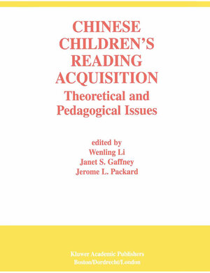 Buchcover Chinese Children’s Reading Acquisition | EAN 9780792375432 | ISBN 0-7923-7543-2 | ISBN 978-0-7923-7543-2