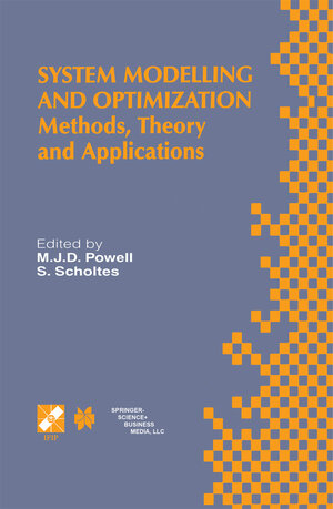 Buchcover System Modelling and Optimization | EAN 9780792378815 | ISBN 0-7923-7881-4 | ISBN 978-0-7923-7881-5