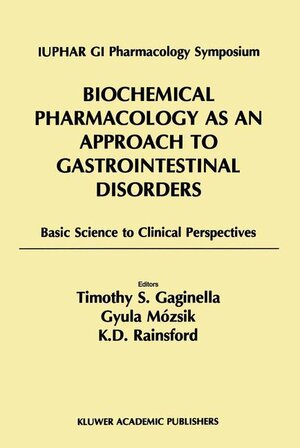 Buchcover Biochemical Pharmacology as an Approach to Gastrointestinal Disorders  | EAN 9780792387190 | ISBN 0-7923-8719-8 | ISBN 978-0-7923-8719-0