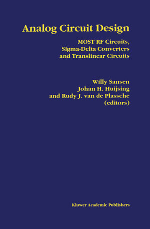 Buchcover Analog Circuit Design | EAN 9780792397762 | ISBN 0-7923-9776-2 | ISBN 978-0-7923-9776-2