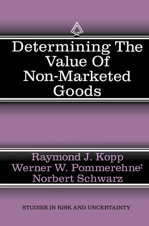 Buchcover Determining the Value of Non-Marketed Goods | EAN 9780792399803 | ISBN 0-7923-9980-3 | ISBN 978-0-7923-9980-3