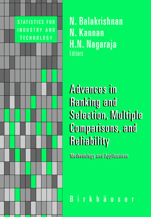 Buchcover Advances in Ranking and Selection, Multiple Comparisons, and Reliability  | EAN 9780817632328 | ISBN 0-8176-3232-8 | ISBN 978-0-8176-3232-8