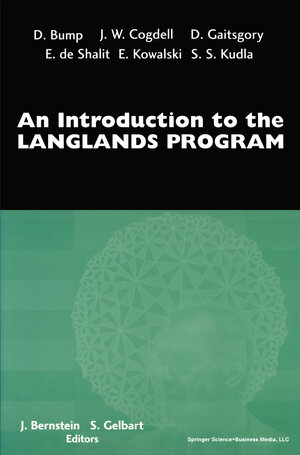 Buchcover An Introduction to the Langlands Program | EAN 9780817682262 | ISBN 0-8176-8226-0 | ISBN 978-0-8176-8226-2