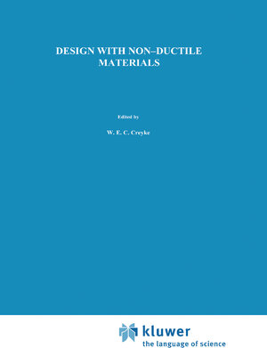 Buchcover Design with Non-Ductile Materials | W.E. Creyke | EAN 9780853341499 | ISBN 0-85334-149-4 | ISBN 978-0-85334-149-9