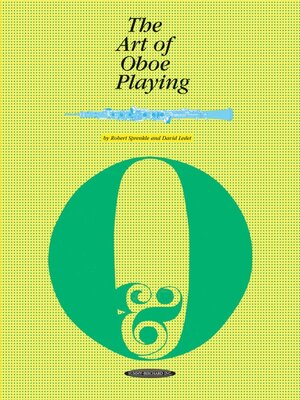 Buchcover The Art of Oboe Playing | Robert Sprenkle | EAN 9780874870404 | ISBN 0-87487-040-2 | ISBN 978-0-87487-040-4