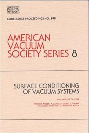 Buchcover Surface Conditioning of Vacuum Systems  | EAN 9780883187562 | ISBN 0-88318-756-6 | ISBN 978-0-88318-756-2