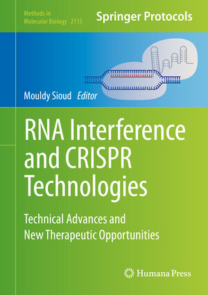 Buchcover RNA Interference and CRISPR Technologies  | EAN 9781071602898 | ISBN 1-0716-0289-6 | ISBN 978-1-0716-0289-8
