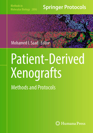 Buchcover Patient-Derived Xenografts  | EAN 9781071638576 | ISBN 1-0716-3857-2 | ISBN 978-1-0716-3857-6
