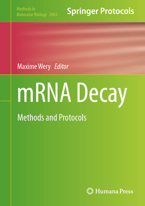 Buchcover mRNA Decay  | EAN 9781071641767 | ISBN 1-0716-4176-X | ISBN 978-1-0716-4176-7