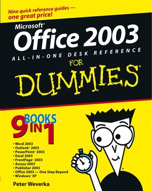 Buchcover Office 2003 All-in-One Desk Reference For Dummies | Peter Weverka | EAN 9781118053263 | ISBN 1-118-05326-5 | ISBN 978-1-118-05326-3
