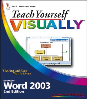 Buchcover Teach Yourself VISUALLY Microsoft Word 2003 | Elaine Marmel | EAN 9781118080955 | ISBN 1-118-08095-5 | ISBN 978-1-118-08095-5