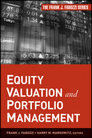 Buchcover Equity Valuation and Portfolio Management | Frank J. Fabozzi | EAN 9781118156551 | ISBN 1-118-15655-2 | ISBN 978-1-118-15655-1