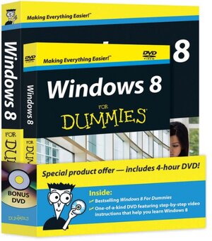 Buchcover Windows 8 For Dummies Book + DVD Bundle | Andy Rathbone | EAN 9781118271674 | ISBN 1-118-27167-X | ISBN 978-1-118-27167-4