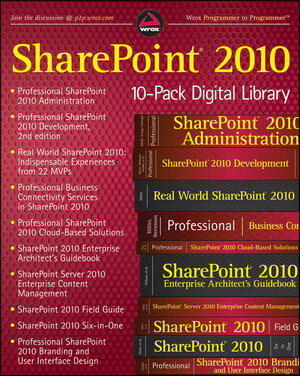 Buchcover SharePoint 2010 Wrox 10-Pack Digital Library | Todd Klindt | EAN 9781118379844 | ISBN 1-118-37984-5 | ISBN 978-1-118-37984-4
