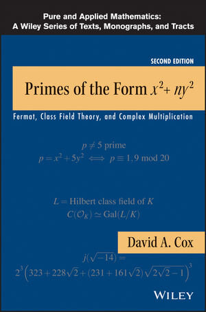 Buchcover Primes of the Form x2+ny2 | David A. Cox | EAN 9781118400746 | ISBN 1-118-40074-7 | ISBN 978-1-118-40074-6