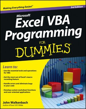 Buchcover Excel VBA Programming For Dummies | John Walkenbach | EAN 9781118490372 | ISBN 1-118-49037-1 | ISBN 978-1-118-49037-2