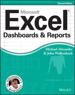 Buchcover Excel Dashboards and Reports | Michael Alexander | EAN 9781118490433 | ISBN 1-118-49043-6 | ISBN 978-1-118-49043-3