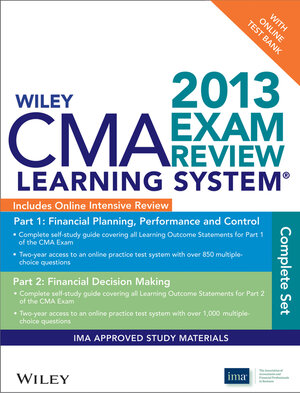 Buchcover Wiley CMA Learning System Exam Review 2013, Complete Set, Online Intensive Review + Test Bank  | EAN 9781118582688 | ISBN 1-118-58268-3 | ISBN 978-1-118-58268-8