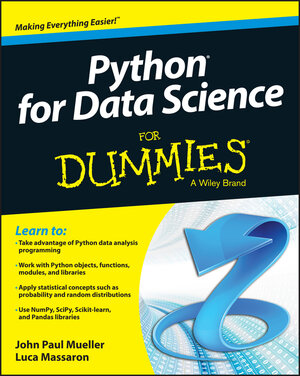 Buchcover Python for Data Science For Dummies | John Paul Mueller | EAN 9781118844144 | ISBN 1-118-84414-9 | ISBN 978-1-118-84414-4