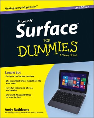 Buchcover Surface For Dummies | Andy Rathbone | EAN 9781118898635 | ISBN 1-118-89863-X | ISBN 978-1-118-89863-5