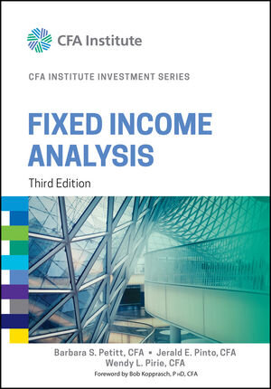 Buchcover Fixed Income Analysis | Barbara Petitt | EAN 9781119029793 | ISBN 1-119-02979-1 | ISBN 978-1-119-02979-3
