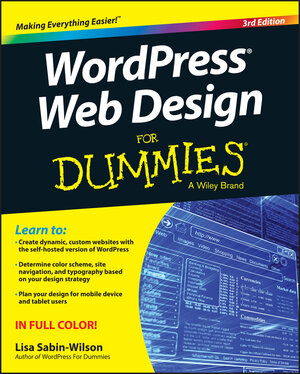 Buchcover WordPress Web Design For Dummies | Lisa Sabin-Wilson | EAN 9781119088608 | ISBN 1-119-08860-7 | ISBN 978-1-119-08860-8