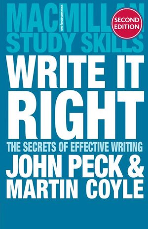 Buchcover Write it Right | John Peck | EAN 9781137054579 | ISBN 1-137-05457-3 | ISBN 978-1-137-05457-9