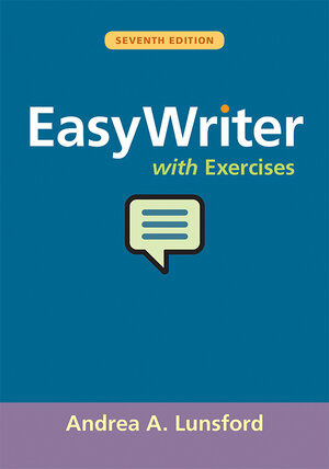 Buchcover EasyWriter with Exercises | Andrea A. Lunsford | EAN 9781319152413 | ISBN 1-319-15241-4 | ISBN 978-1-319-15241-3