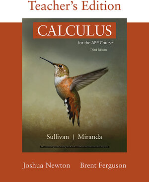 Buchcover Teacher’s Edition of Calculus for the AP® Course | Michael Sullivan | EAN 9781319248185 | ISBN 1-319-24818-7 | ISBN 978-1-319-24818-5