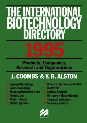 Buchcover International Biotechnology Directory  | EAN 9781349135691 | ISBN 1-349-13569-0 | ISBN 978-1-349-13569-1